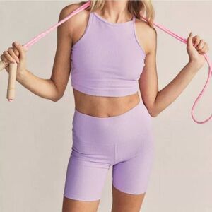 Love Shack Fancy | Beach Riot Purple Biker Shorts SZ XL